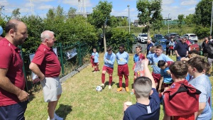 images from St Maelruans FC under12 team