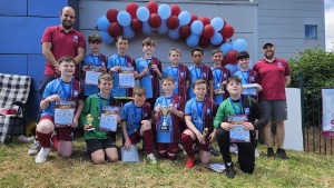 images from St Maelruans FC under12 team