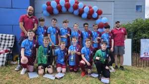 images from St Maelruans FC under12 team